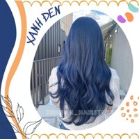 Thuốc nhuộm tóc màu XANH ĐEN + kèm trợ nhuộm