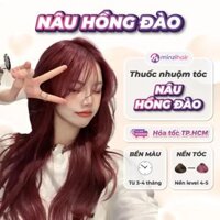 Thuốc nhuộm tóc nâu hồng đào