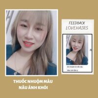 Thuốc Nhuộm Tóc Nâu Khói Sáng - Tone Nâu Hàn Quốc Xinh Xắn - Love Hairs