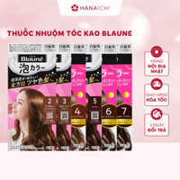 Thuốc Nhuộm Tóc Phủ Bạc Tạo Bọt Kao Blaune Nhật Bản