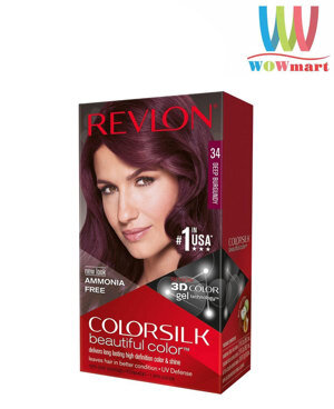Thuốc nhuộm tóc Revlon colorsilk Deep Burgundy