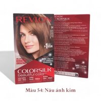 THUỐC NHUỘM TÓC REVLON COLORSILK SỐ 54 LIGHT GOLDEN BROWN - MÀU NÂU VÀNG SÁNG