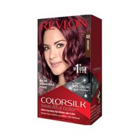 Thuốc nhuộm tóc Revlon ColorSilk 3D # 48 Đỏ Ánh Tím No Ammonia (tặng 01 nón trùm tóc) No 1 in the USA