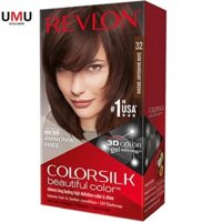 Thuốc Nhuộm Tóc Số 32 Nâu Gỗ Sậm Revlon Colorsilk.