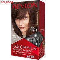 Thuốc Nhuộm Tóc Số 32 Nâu Gỗ Sậm Revlon Colorsilk.