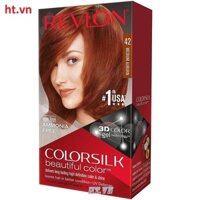 Thuốc Nhuộm Tóc Số 42 Nâu Đỏ Vừa Revlon Colorsilk, 100% chính hãng