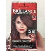 Thuốc nhuộm tóc  số 876 Brillance của hãng Schwarzkopf - Đức.