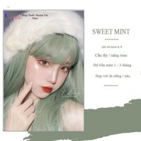Thuốc nhuộm tóc SWEET MINT cần dùng thuốc tẩy tóc Chenglovehairs, Chenglovehair