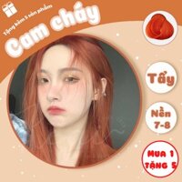 Thuốc nhuộm tóc tại nhà Cam - Cam Cháy - kèm oxi - không tẩy - Keaihairdye