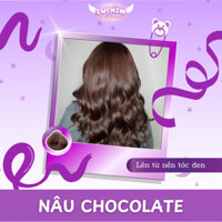 Thuốc nhuộm tóc tại nhà màu NÂU SOCOLA - NÂU CHOCOLATE Không Tẩy, tặng kèm bộ dụng cụ nhuộm và oxy trợ nhuộm | SUCHIN