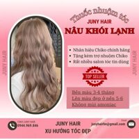 Thuốc nhuộm tóc tại nhà màu NÂU KHÓI LẠNH không cần tẩy tóc, tặng kèm trợ nhuộm và găng tay mã CK671