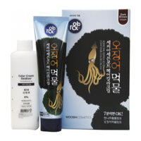 THUỐC NHUỘM TÓC THẢO DƯỢC PHỦ BẠC TÓC R&B HENNA KHLORIS BLACK & SQUID INK HAIR COLOR CREAM ( 150ml )