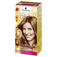 Thuốc nhuộm tóc thảo dược Schwarzkopf dòng cao cấp Country Đức màu vàng nâu 49