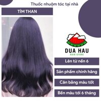 Thuoc nhuom toc, Thuốc nhuộm tóc tím than - lên từ tone 6,7 (tặng oxy trợ dưỡng và bao tay)