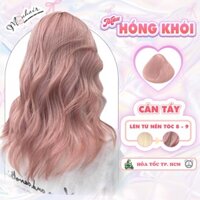 Thuốc nhuộm tóc, Thuốc nhuộm tóc màu Hồng Khói, Mouhair, tặng oxi trợ dưỡng,bao tay, mũ trùm, bịt tai