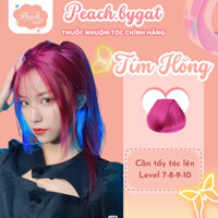 Thuốc nhuộm tóc TÍM HỒNG cần dùng thuốc tẩy tóc của Peachbygat , Peach bygat