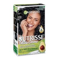 Thuốc nhuộm tóc vĩnh viễn Garnier Nutrisse - 1 màu đen cam thảo (bổ sung 4 loại dầu tự nhiên)