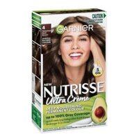 Thuốc nhuộm tóc vĩnh viễn Garnier Nutrisse - 4 màu nâu sẫm Tamarind (bổ sung 4 loại dầu tự nhiên)