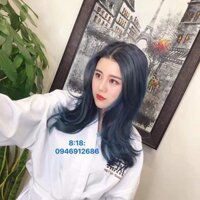 THUỐC NHUỘM TÓC XANH DƯƠNG ĐEN. BLUE BLACK KHÔNG CẦN TẨY TÓC