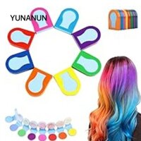 Thuốc nhuộm tóc YUNAUN, Phấn tóc tạm thời có thể giặt được, Độ hòa tan trong nước Màu sắc phong phú Dễ dàng làm sạch Phấn vẽ tóc Giáng sinh