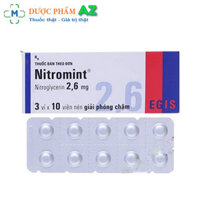Thuốc Nitromint 2,6 mg – Thuốc điều trị bệnh tim mạch hiệu quả