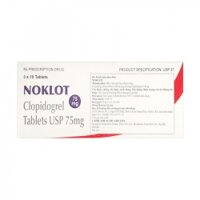 Thuốc Noklol Clopidogrel 75mg 3 vỉ x 10 viên