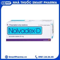 Thuốc Nolvadex-D 20mg AstraZeneca điều trị ung thư vú (3 vỉ x 10 viên)