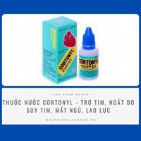 THUỐC NƯỚC CORTONYL HỖ TRỢ TIM, NGẤT DO SUY TIM, MẤT NGỦ, LAO LỰC HỘP 25ML