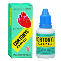 Thuốc nước Cortonyl OPC, giúp trợ tim, ngất do suy tim, trị mất ngủ, lao lực