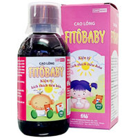 Thuốc nước Fitobaby, dùng cho người bị bụng trướng, thường xuyên bị tiêu chảy
