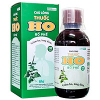Thuốc nước Ho bổ phế Fito, Chữa các chứng ho do cảm cúm