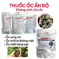 Thuốc ốc Ấn Độ dành cho ốc bươu đen (Ốc nhồi) đường ruột, sưng vòi, nổi nghiêng, đi ngoài - Gói 100g