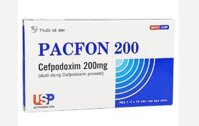 Thuốc Pacfon 200mg US (Cefpodoxime) Pharma điều trị nhiễm khuẩn nhẹ và vừa (1 vỉ x 10 viên)