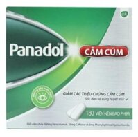 Thuốc Panadol Cảm Cúm GSK (Acetaminophen) – Giảm các chứng cảm cúm (Hộp 15 vỉ x 12 viên)