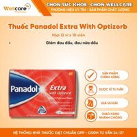 Thuốc Panadol Extra With Optizorb 500mg GSK – Giảm đau đầu, đau nửa đầu (12 vỉ x 10 viên)