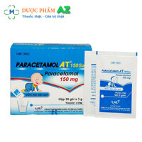 Thuốc Paracetamol A.T 150 sac hộp 30 gói – Giảm đau tạm thời những chứng đau từ nhẹ đến vừa