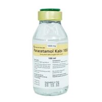 Thuốc Paracetamol Kabi 1000mg/100ML Fresenius Kabi giúp giảm đau, hạ sốt (chai 100ml)