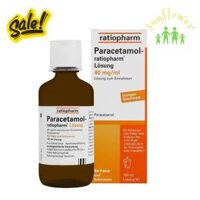 Thuốc Paracetamol Ratiopharm Lösung 100ml của Đức