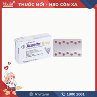 Thuốc phòng ngừa huyết khối và đột quỵ Xarelto 15mg | Hộp 14 viên