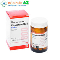 Thuốc Piracetam Egis 800mg – Lọ 30 viên – Điều trị chấn thương sọ não, giảm nhận thức