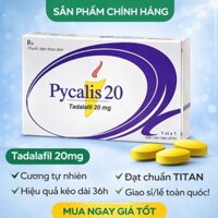 Thuốc Pycalis 20 (Tadalafil 20mg) điều trị xuất tinh sớm, rối loạn cương cứng