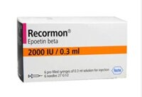 Thuốc Recormon 2000IU/0,3ml (Epoetin beta) Roche điều trị bệnh thiếu máu (6 ống)