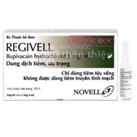 Thuốc Regivell 5mg/ml, chỉ định gây tê tủy sống để phẫu thuật