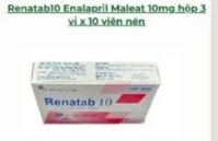 Thuốc Renatab 10 điều trị bệnh suy tim và tăng huyết áp