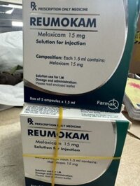 Thuốc Reumokam Meloxicam 15mg/1,5ml – Thuốc trị đau xương khớp hiệu quả (Hộp 5 ống x 1,5ml)