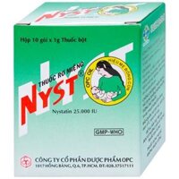 Thuốc rơ miệng Nyst 25.000IU OPC dự phòng và điều trị bệnh Candida miệng