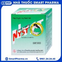 Thuốc rơ miệng Nyst 25.000IU OPC dự phòng và điều trị bệnh Candida miệng (10 gói)
