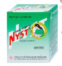 Thuốc rơ miệng Nyst 25.000IU OPC dự phòng và điều trị bệnh Candida miệng (10 gói)