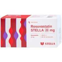 Thuốc Rosuvastatin Stella 20mg điều trị tăng cholesterol máu (3 vỉ x 10 viên)