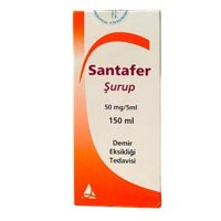Thuốc Santafer 50mg/5ml Santa Farma điều trị thiếu máu và thiếu sắt (Hộp 1 lọ)